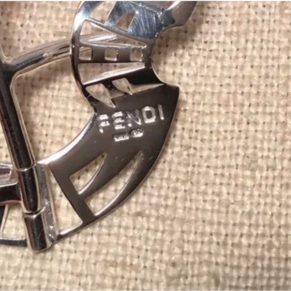 NWOT Authentic Fendi 925 sterling silver buckle